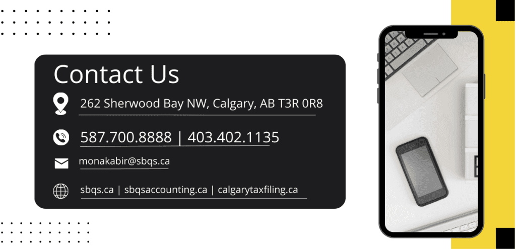 Contact SBQS Ltd. for a free accounting consultation in Calgary